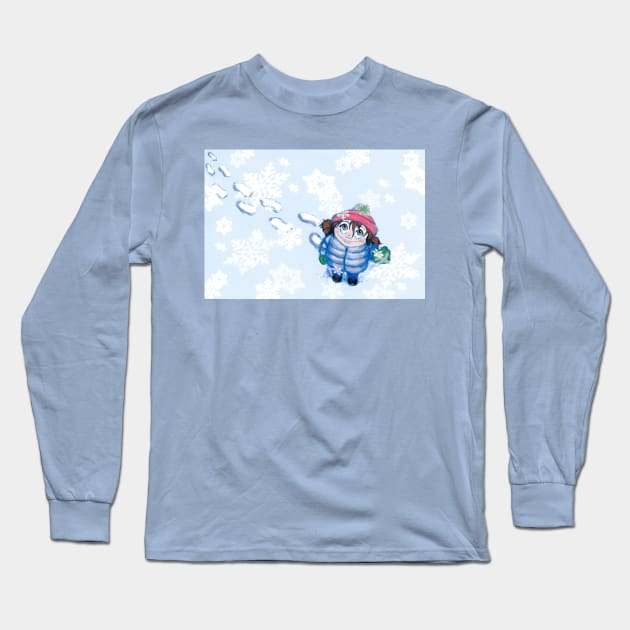 First Snow Long Sleeve T-Shirt by PatriciaLupien